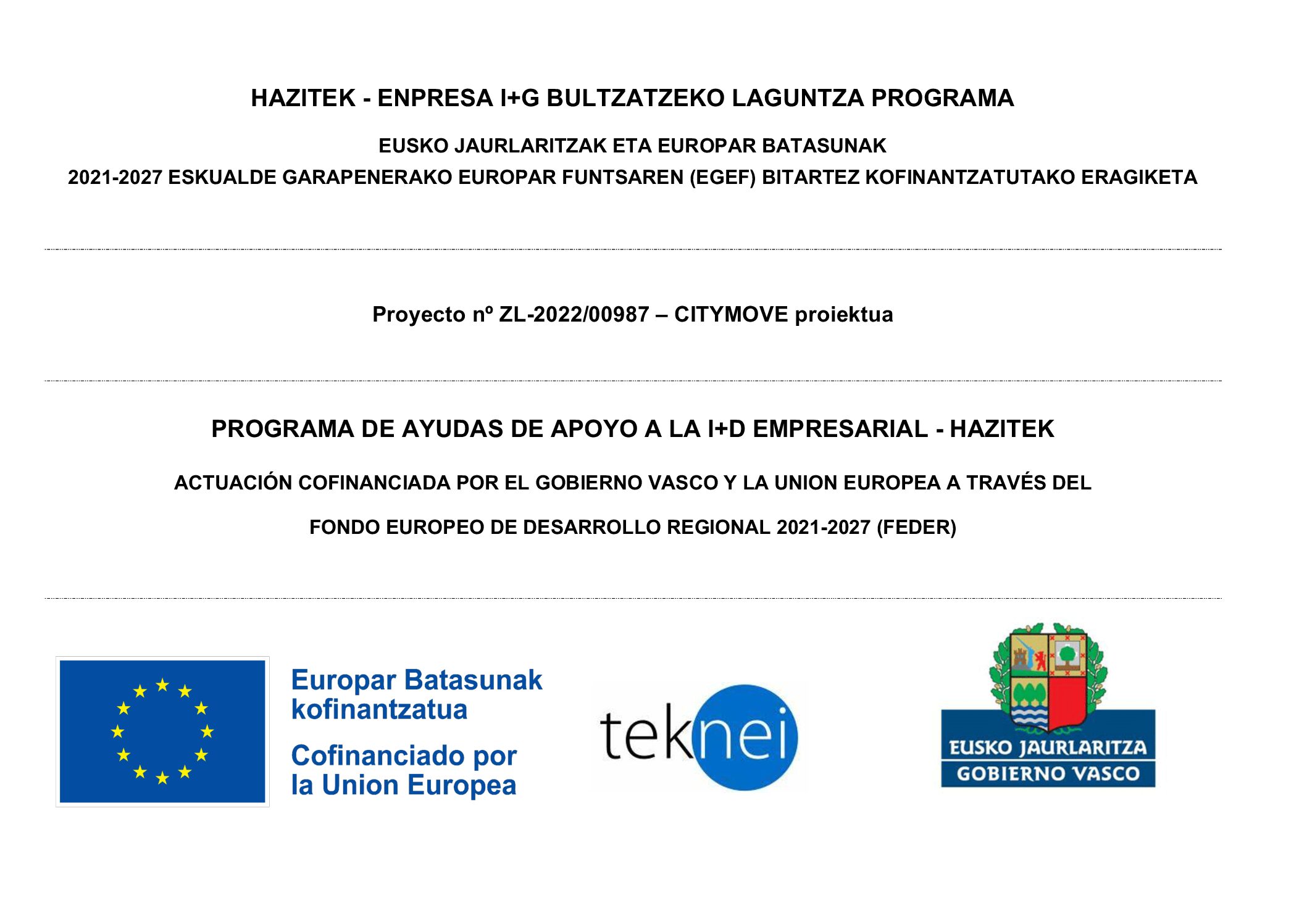 CITYMOVE – Plataformas Smart City de Movilidad interoperables con identificación descentralizada