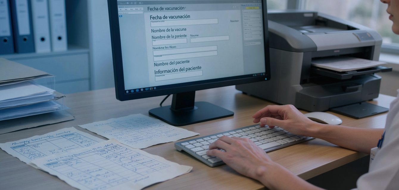 Digitalización de registros vacunales