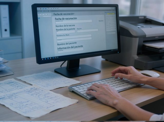 Digitalización de registros vacunales