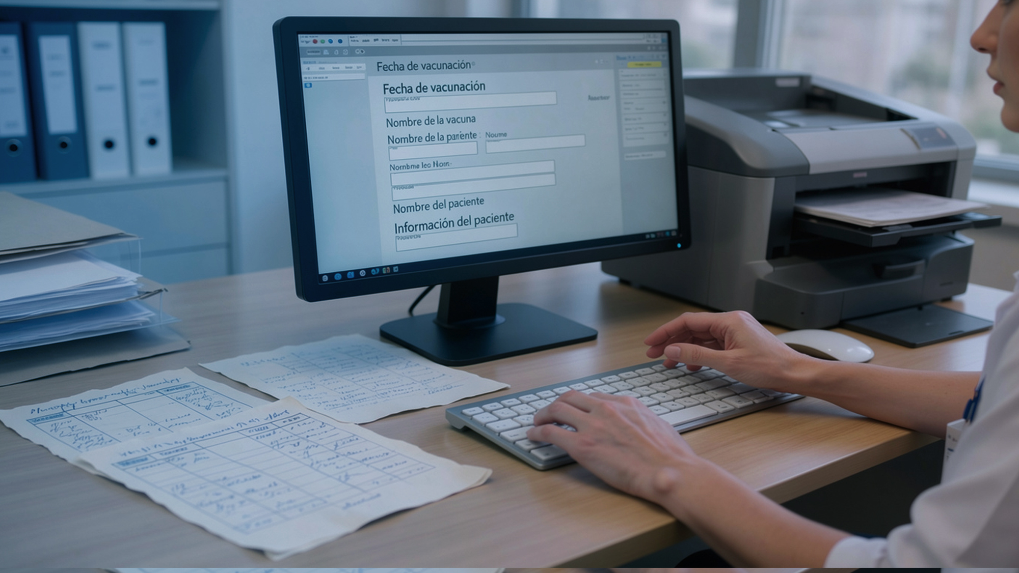 Digitalización de registros vacunales